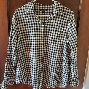 Gingham button down